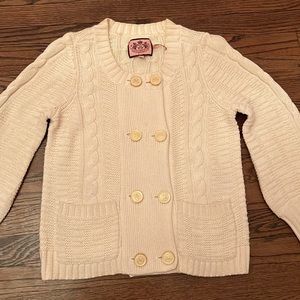 Juicy couture novelty Cabel knit cardigan.